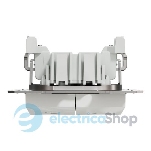 Выключатель кноп. 2-кл. для жалюзи Asfora Schneider Electric EPH1370121 белый (без рамки)