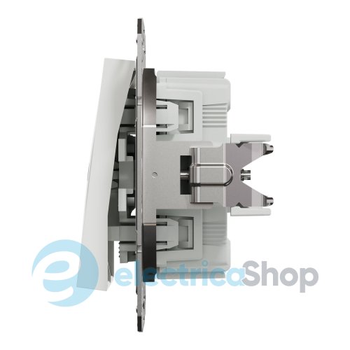 Выключатель кноп. 2-кл. для жалюзи Asfora Schneider Electric EPH1370121 белый (без рамки)