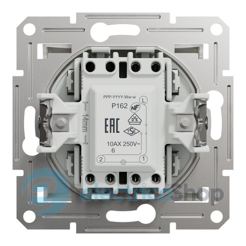 Переключатель 1-кл. с подсветкой Asfora Schneider Electric EPH1570121 белый (без рамки)
