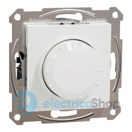 Поворотный LED диммер RC 3-370Вт Asfora Schneider Electric EPH6870121 белый (без рамки)