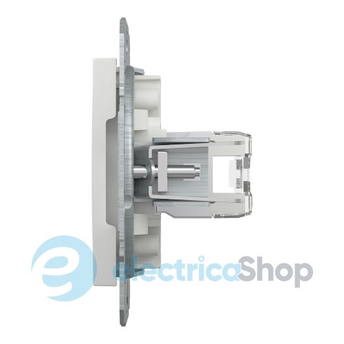 Розетка компьютерная 1-я RJ45 кат.6/UTP Asfora Schneider Electric EPH4770121 белая (без рамки)