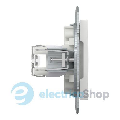 Розетка компьютерная 1-я RJ45 кат.6/UTP Asfora Schneider Electric EPH4770121 белая (без рамки)