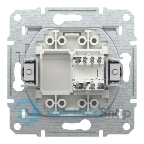 Розетка компьютерная 1-я RJ45 кат.6/UTP Asfora Schneider Electric EPH4770121 белая (без рамки)