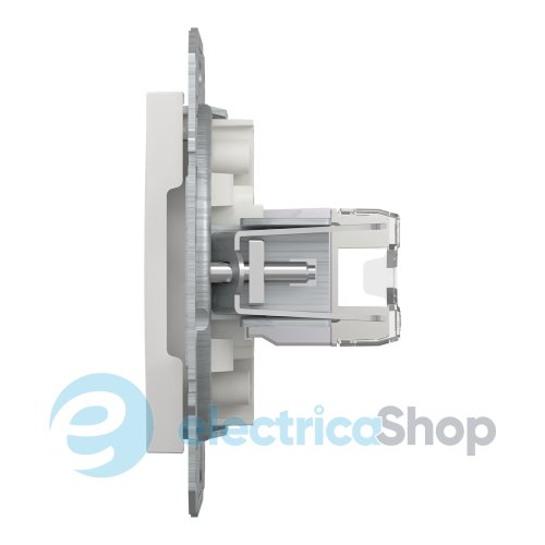 Розетка комп'ютерна RJ45 кат.5е UTP Asfora Schneider Electric EPH4370121 біла (без рамки)