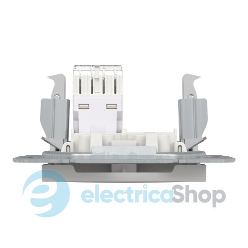 Розетка комп'ютерна RJ45 кат.5е UTP Asfora Schneider Electric EPH4370121 біла (без рамки)
