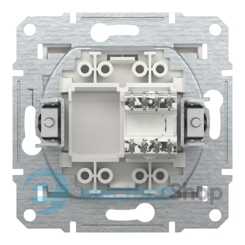 Розетка комп'ютерна RJ45 кат.5е UTP Asfora Schneider Electric EPH4370121 біла (без рамки)