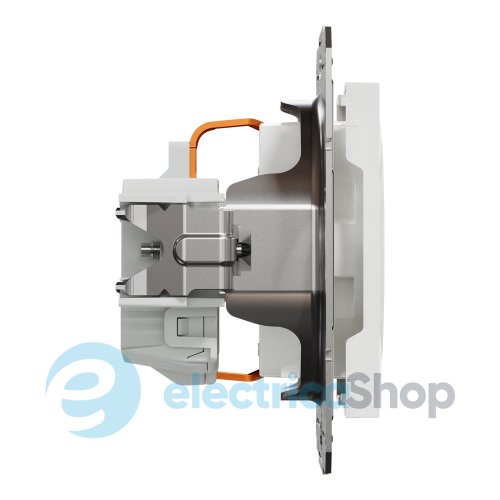Розетка с заземлением Asfora Schneider Electric EPH2970121 белая (без рамки)