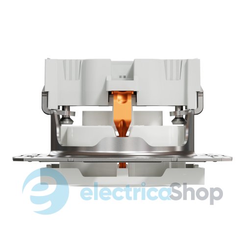Розетка с заземлением Asfora Schneider Electric EPH2970121 белая (без рамки)