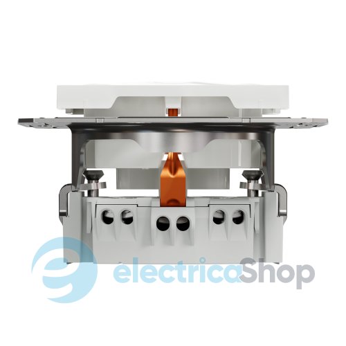 Розетка с заземлением Asfora Schneider Electric EPH2970121 белая (без рамки)