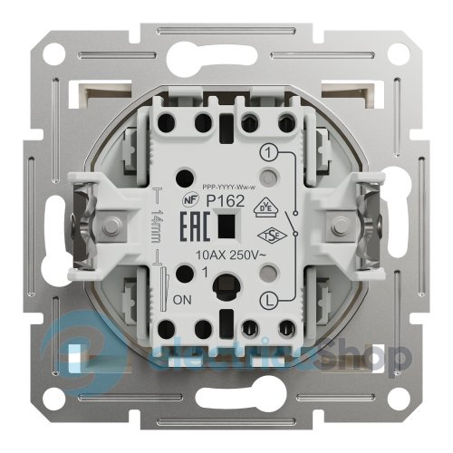Выключатель 1-кл. Asfora Schneider Electric EPH0170123 крем (без рамки)