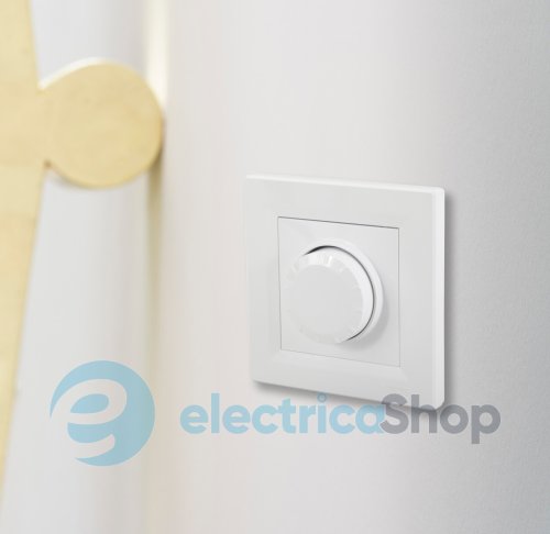 Поворотный LED диммер RC 3-370Вт Asfora Schneider Electric EPH6870121 белый (без рамки)