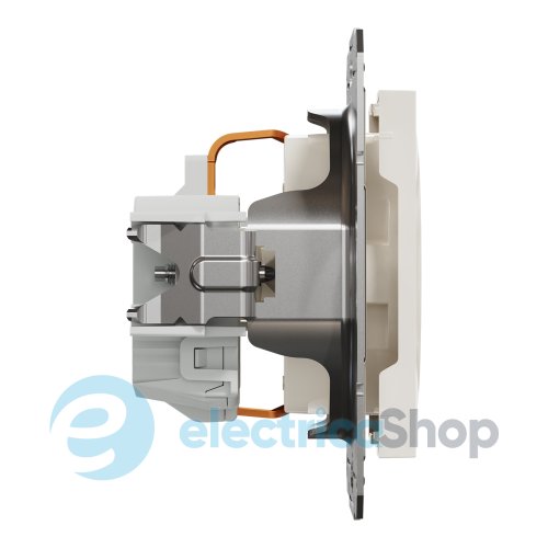 Розетка с заземлением Asfora Schneider Electric EPH2970123 крем (без рамки)