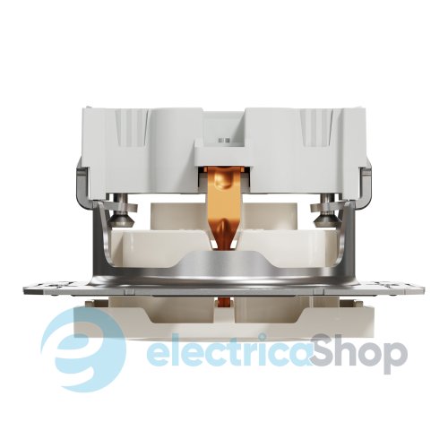 Розетка с заземлением с защ.шт. Asfora Schneider Electric EPH2970223 крем (без рамки)