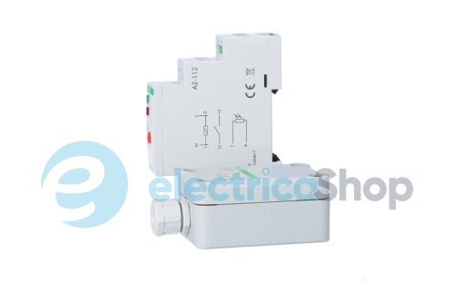 Сутінкове реле з герметичним зондом F&F DIN 220-230V/AC 1НВ 16А 2÷1000Lx