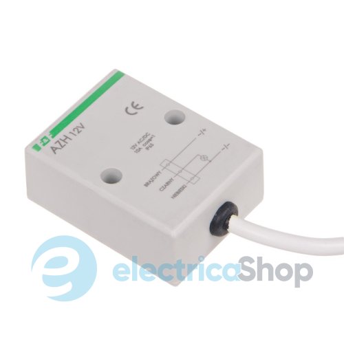 Сумеречное реле AZH-12V F&F накладной монтаж 1НО 10А 12V AC/DC IP65, встроенный датчик 2÷1000Lx