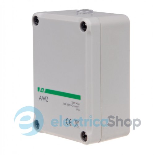 Сутінкове реле AWZ 16А F&F накладний 1НВ 16А 220÷230V/AC IP65, вбудований датчик 2÷1000Lx