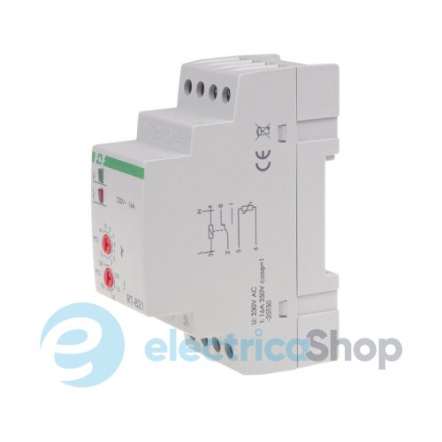 Регулятор температуры RT-821 F&F DIN 1ПК 16А 230V/AC, от -4 до +5
