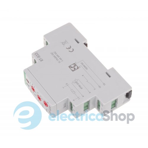 Регулятор температуры RT-833 F&F DIN 1ПК 6А(DC) 12÷24V DC для управления скоростью вращения вентилятора