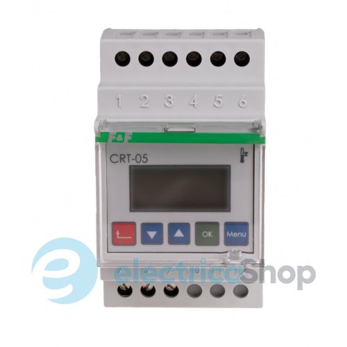 Регулятор температуры CRT-05 F&F DIN 1ПК 16А 230V/AC от -100°С до +400°С, без датчика