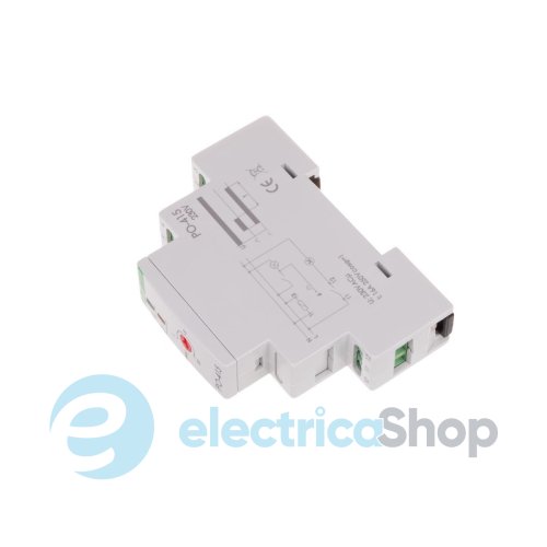 Реле часу PO-415  F&F DIN 1ПК 10А 230V/AC, від 1 до 15хв., затримка після виключення