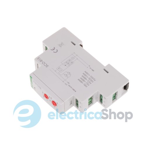 Регулятор яркости SCO-815 F&F DIN 300Вт 230V/AC с запоминанием уровня