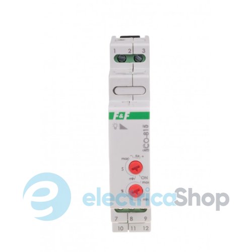 Регулятор яркости SCO-815 F&F DIN 300Вт 230V/AC с запоминанием уровня