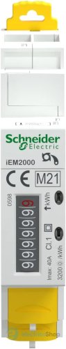 Счетчик электроэнергии 1ф. 5(40А), 230V iEM2000 DIN Schneider Electric Acti 9 (A9MEM2000)