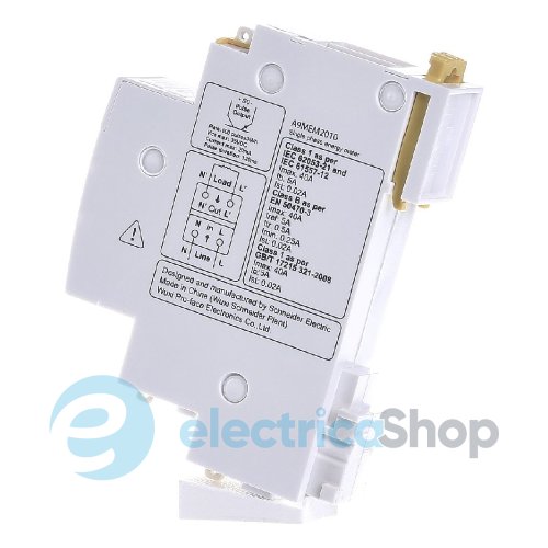 Счетчик электроэнергии 1ф. 5(40А), 230V iEM2010 DIN импульсный выход Schneider Electric Acti 9 (A9MEM2010)