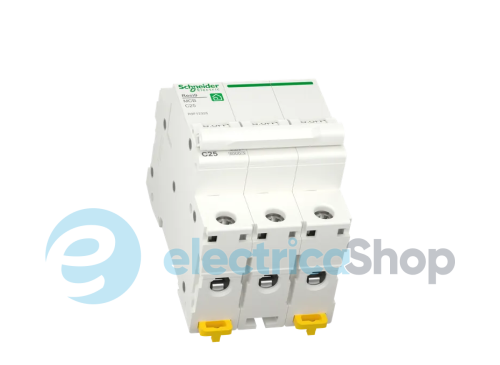 Автоматичний вимикач 3P, 25 A, C, 6kA Schneider Electric Resi9