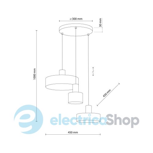 Подвесной светильник TK-Lighting ALVARO 3 5729