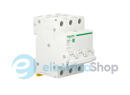 Автоматичний вимикач 3P, 25 A, C, 6kA Schneider Electric Resi9