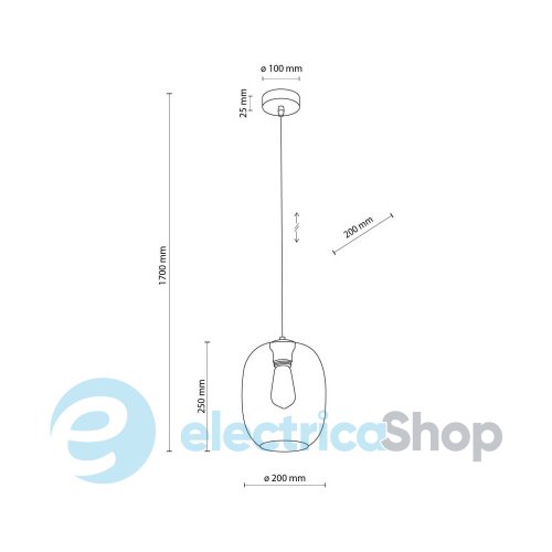 Подвесной светильник TK-Lighting ELIO 5971
