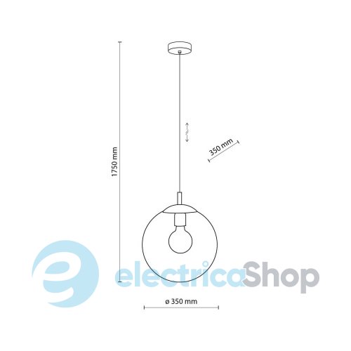 Подвесной светильник TK-Lighting ESME GRAPHITE 1 5380