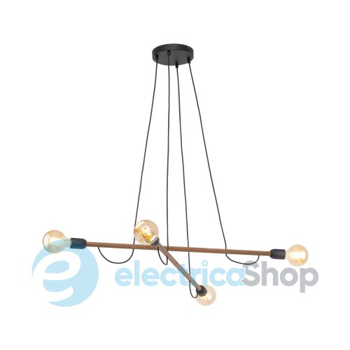 Підвісний світильник TK-Lighting HELIX WOOD ORZECH 4 4949