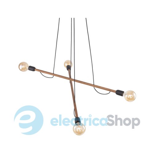 Підвісний світильник TK-Lighting HELIX WOOD ORZECH 4 4949