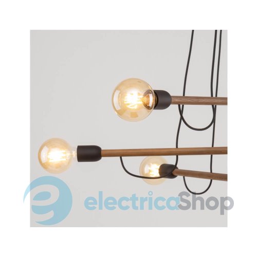 Підвісний світильник TK-Lighting HELIX WOOD ORZECH 6 4950