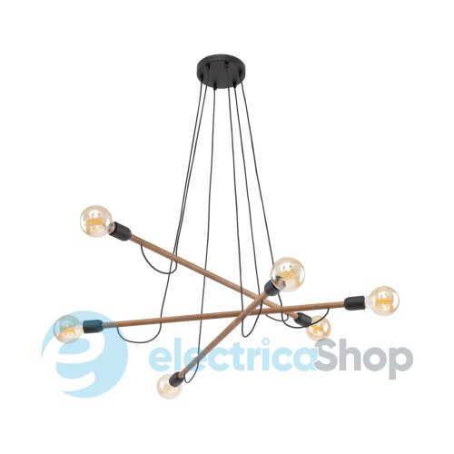 Підвісний світильник TK-Lighting HELIX WOOD ORZECH 6 4950