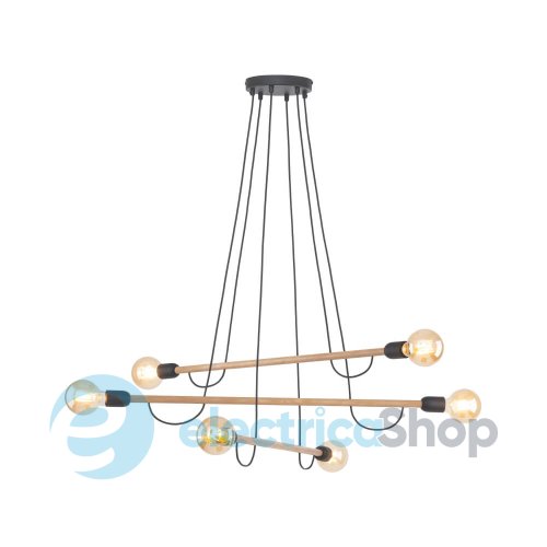 Підвісний світильник TK-Lighting HELIX WOOD 6 4953
