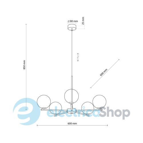 Люстра TK-Lighting LARA 5728