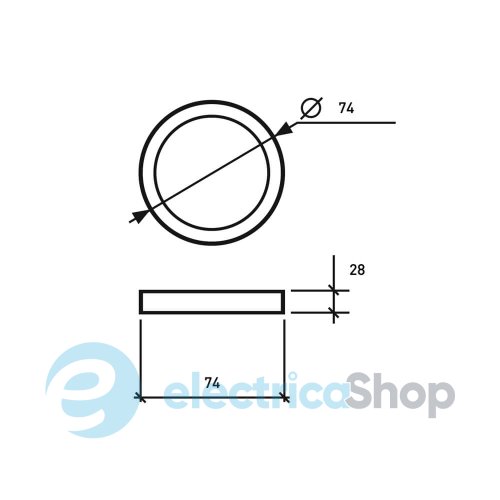 Светодиодная точечная лампа Eurolamp ЕКО GX53 8W 3000K LED-GX53-0830(N)