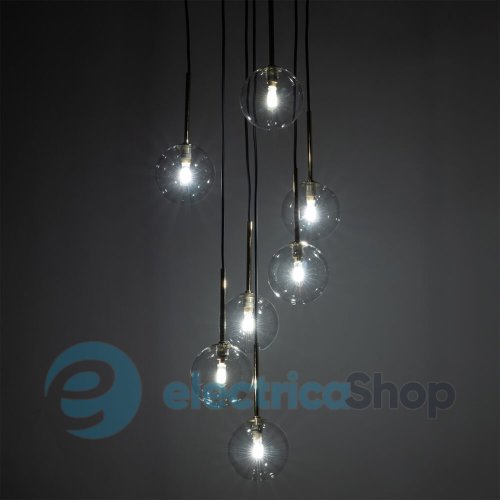 Подвесной светильник TK-Lighting NILOS BLACK/GOLD 7 5362