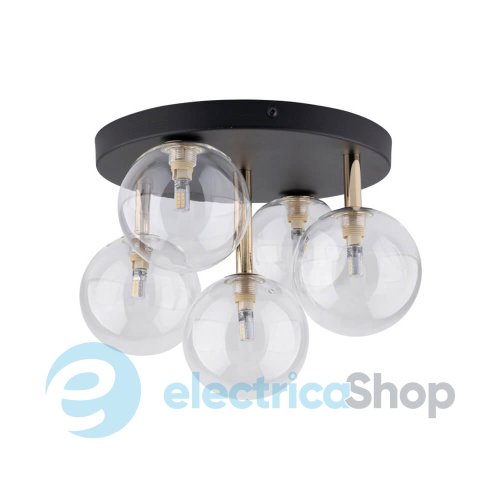 Люстра TK-Lighting NILOS BLACK/GOLD 5 (758)