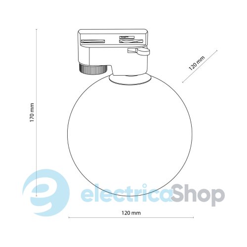 Трековый светильник TK-Lighting TRACER GRAFIT 4922