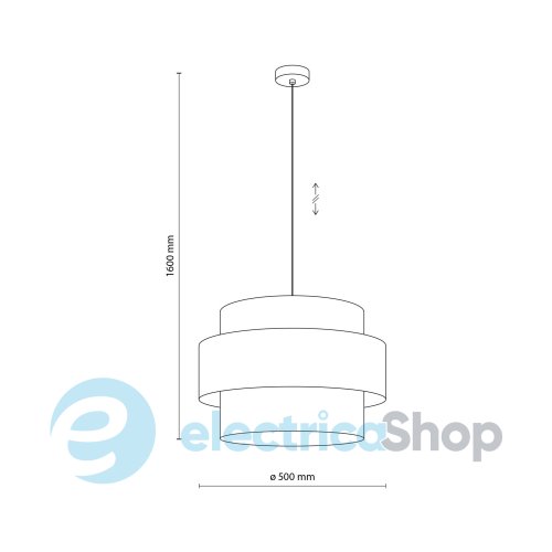 Підвісний світильник TK-Lighting TRIO JUTA 1 2783