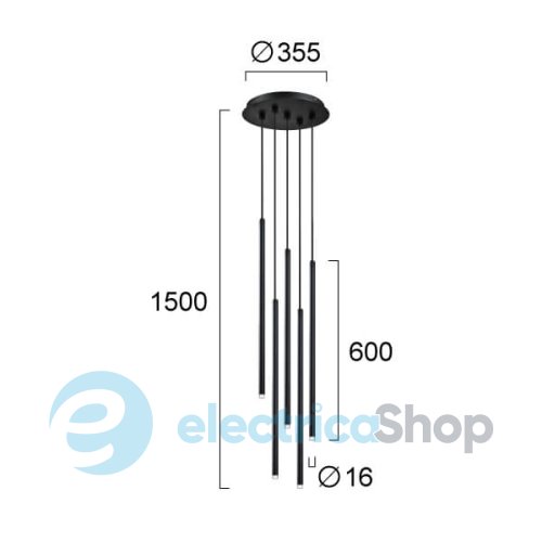 Люстра Viokef ZENIA 4291200