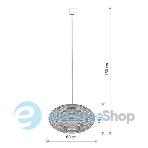 Підвісний світильник Nowodvorski Rattan M 11154