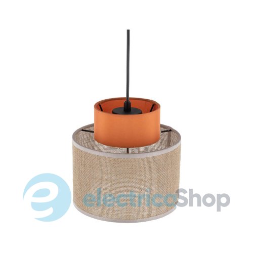Подвесной светильник TK-Lighting DUO JUTA ORANGE 1 3255