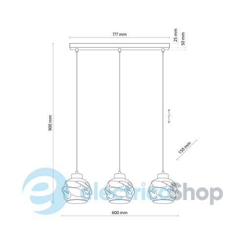 Подвесной светильник TK-Lighting ZULIA 3 5725