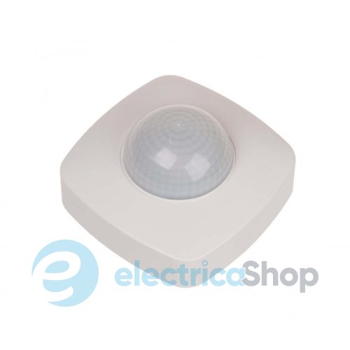 Датчик руху F&F DR-09-IP65, 230V/10А 360 гр. IP65 накладний, функція датчик присутності, білий