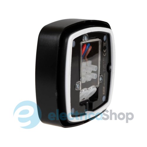 Датчик руху F&F DR-09B-IP65, 230V/10А 360 гр. IP65 накладний, функція датчик присутності, чорний